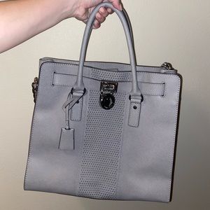 Michael Kors Hamilton Micro Studded Leather Tote